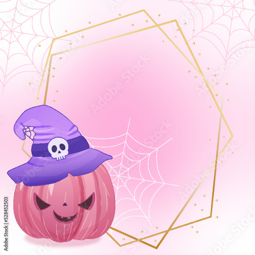 Halloween series jack o lantern background photo