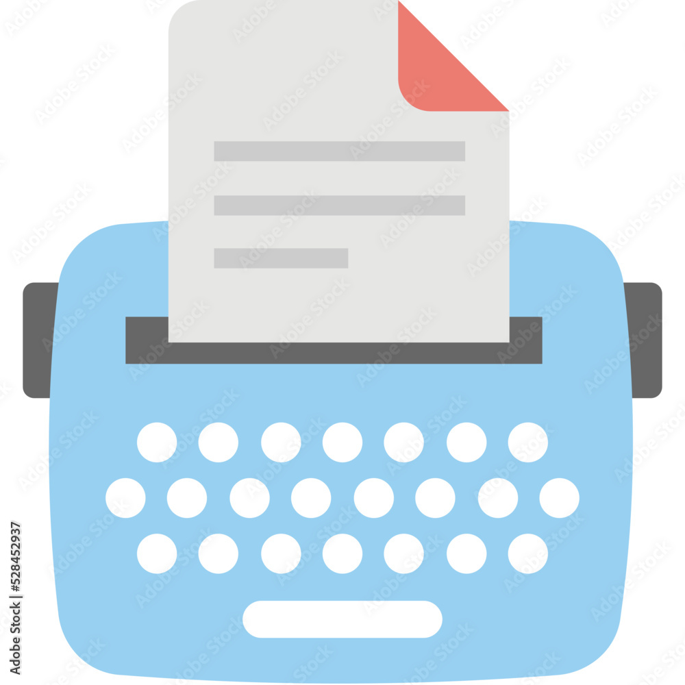 Fototapeta premium Content Writing Vector Icon