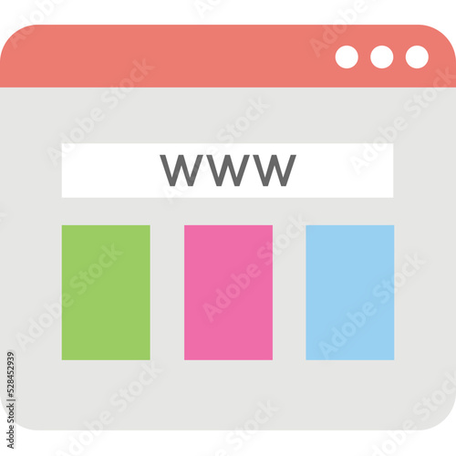 Web Template Vector Icon