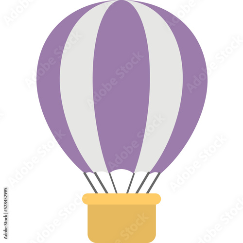 Hot Air Balloon Vector Icon