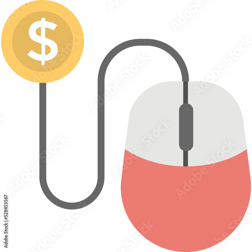 Pay Per Click Vector Icon