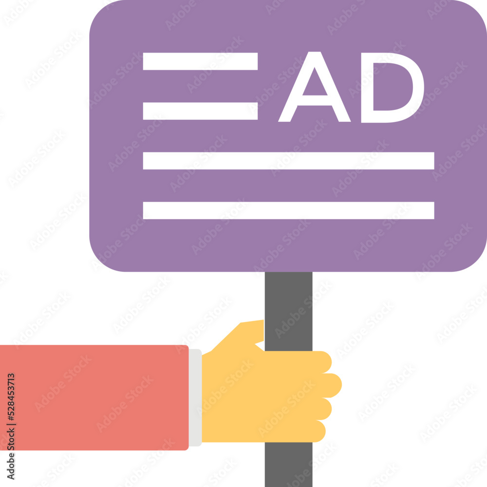 Advertising Vector Icon Advertising Vector Icon