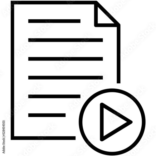 Script Vector Icon
