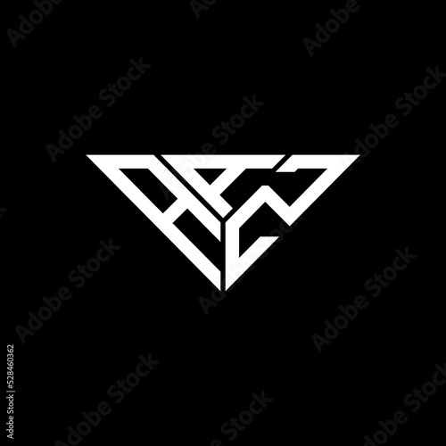 AAZ letter logo creative design with vector graphic, AAZ simple and modern logo in triangle shape. photo