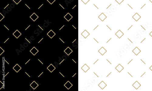  Background pattern seamless geometric line abstract gold luxury color vector.