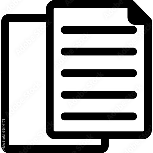 Copy document Isolated Vector Icon

