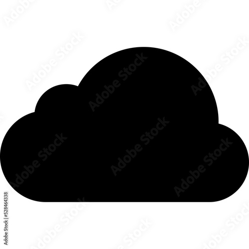 Cloud Isolated Vector Icon

