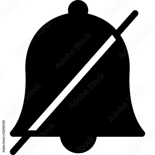 Silent notification Isolated Vector Icon

