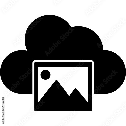 Cloud image Isolated Vector Icon

