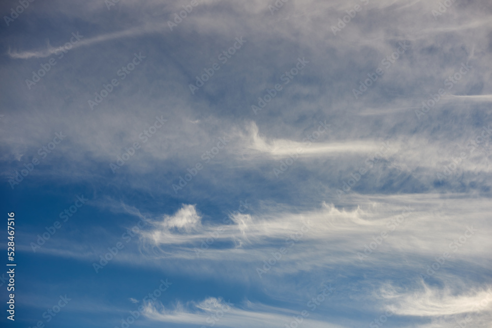 deep blue sky with clouds deep blue sky with clouds