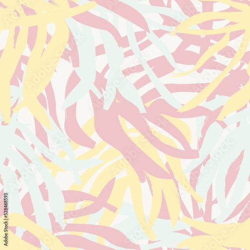 Tropical Leaf Seamless Pattern Design