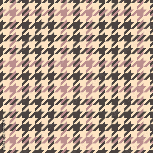 Goose foot. Houndstooth tartan tweed