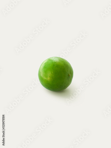 Fresh lime isolated on white
