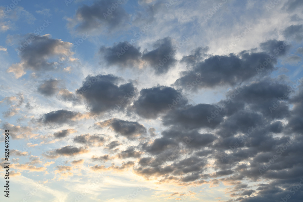 Fototapeta premium Himmel am Morgen