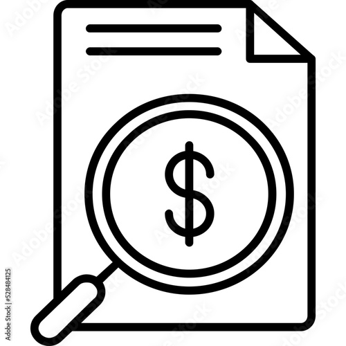 Money Search Icon