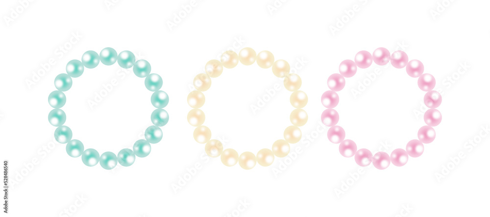 Pearl, jewelry, jewellery, necklace, accessories illustration set. Pearl, jewelry, jewellery, necklace, accessories illustration set.