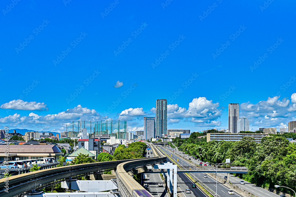 Naklejka premium 大阪都市風景 【千里】