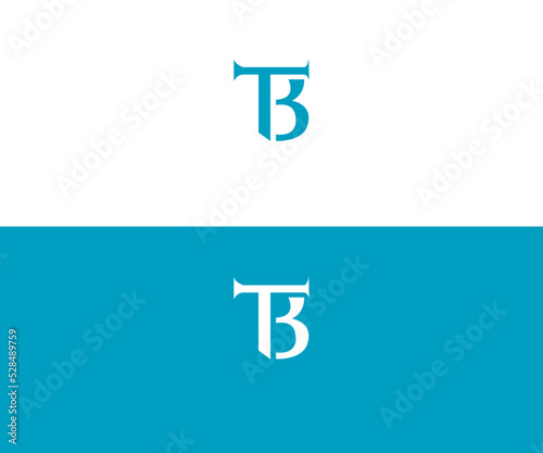 Creative letters TB, BT Logo Design Vector Template. Initial Letters TB, BT Logo Design