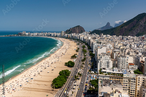 Rio de Janeiro  Brazil. Copacabana Beach on September 03  2022.