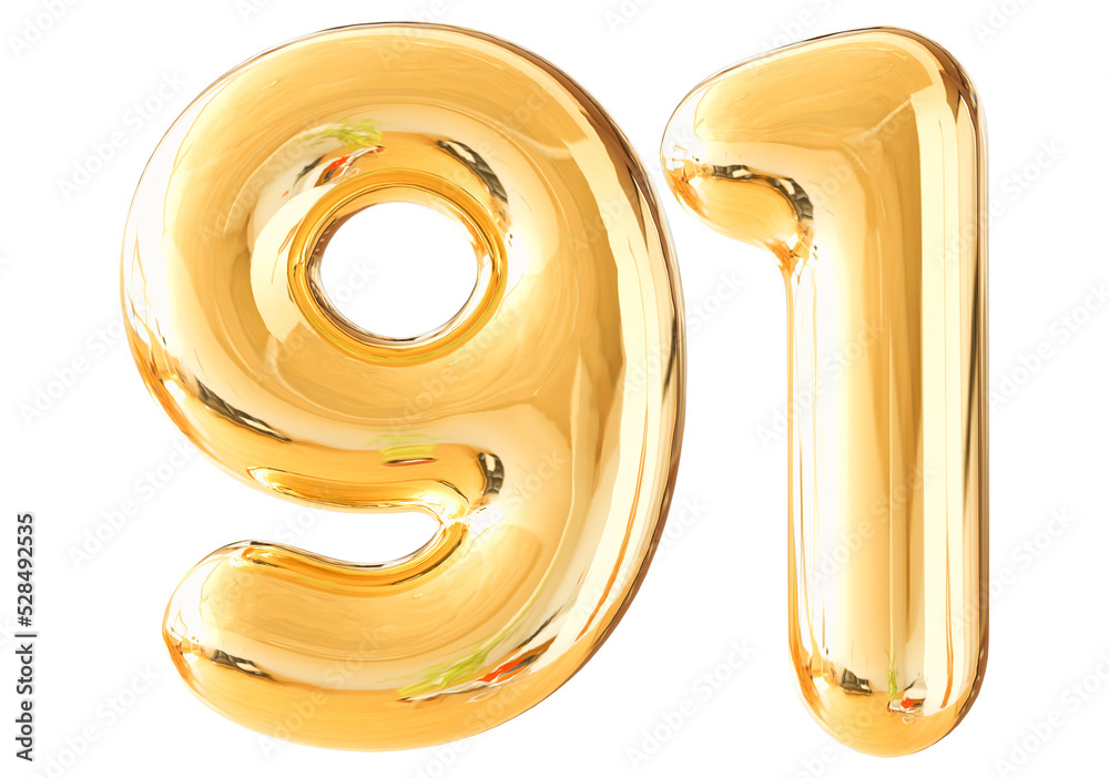 3d golden number 9 3d golden number 9