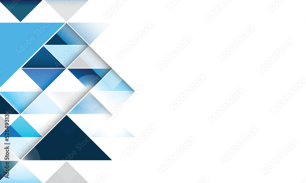 Abstract vector triangular geometric background with space for text. Easily editable design.