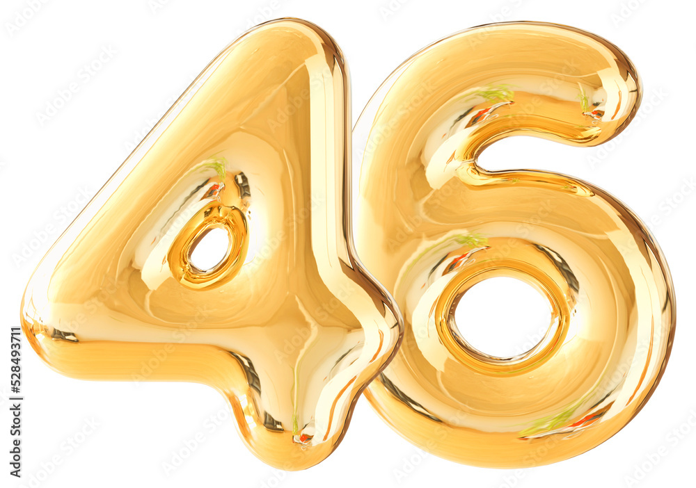 3d golden number 46 3d golden number 46