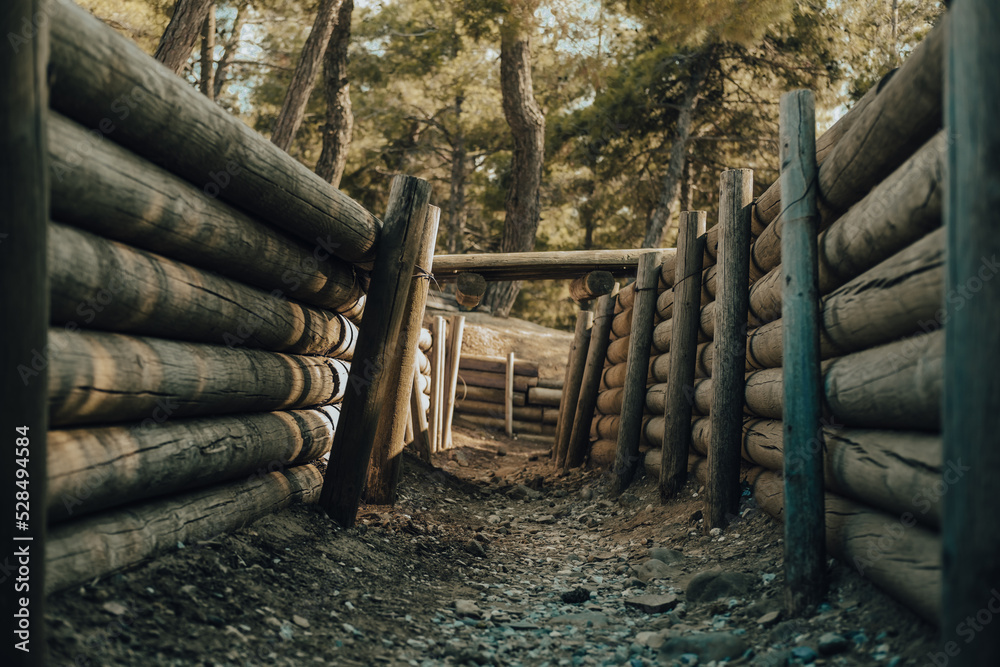 A Trench From The World War I
