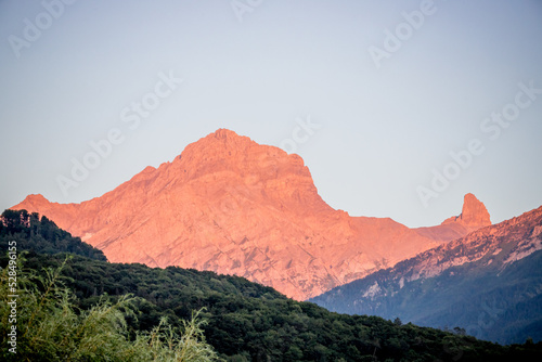 Couché de soleil sur les Alpes Suisse