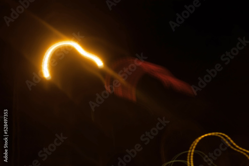 Overlay light effect for photo and mockups. Colored Film Burn Light Photo Overlay