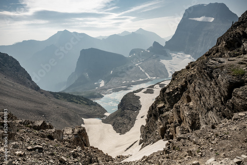 Salamander and Grinnell Glacier From Overlook High Above photo