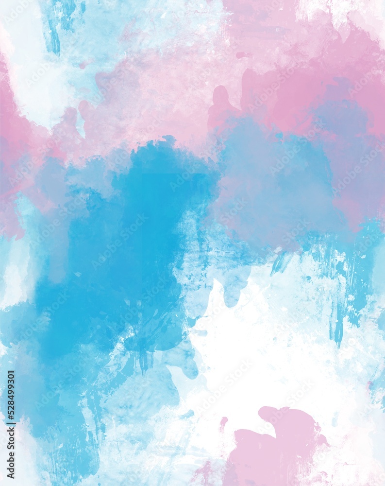 delicate paper textures blue and pink stains, abstraction. Chaotic abstract organic design. High quality illustration