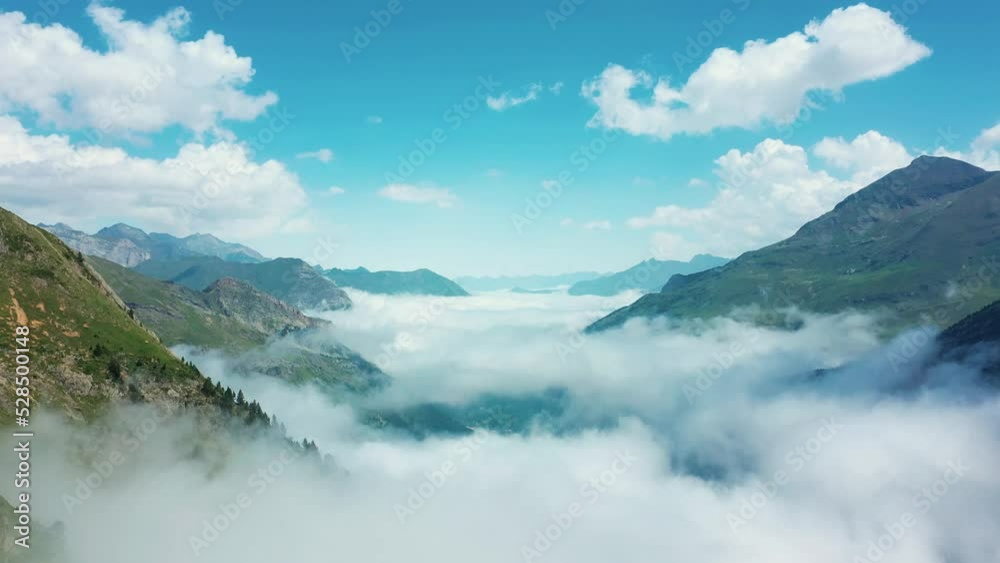 4k beautiful shot of the mountains above the clouds 4k beautiful shot of the mountains above the clouds