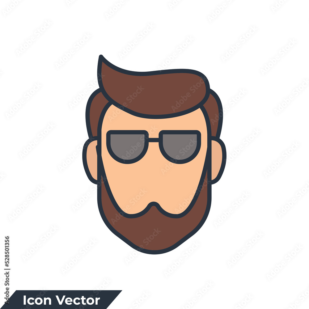 hair cut icon logo vector illustration. gentle man smooth haircut symbol template for graphic and web design collection hair cut icon logo vector illustration. gentle man smooth haircut symbol template for graphic and web design collection
