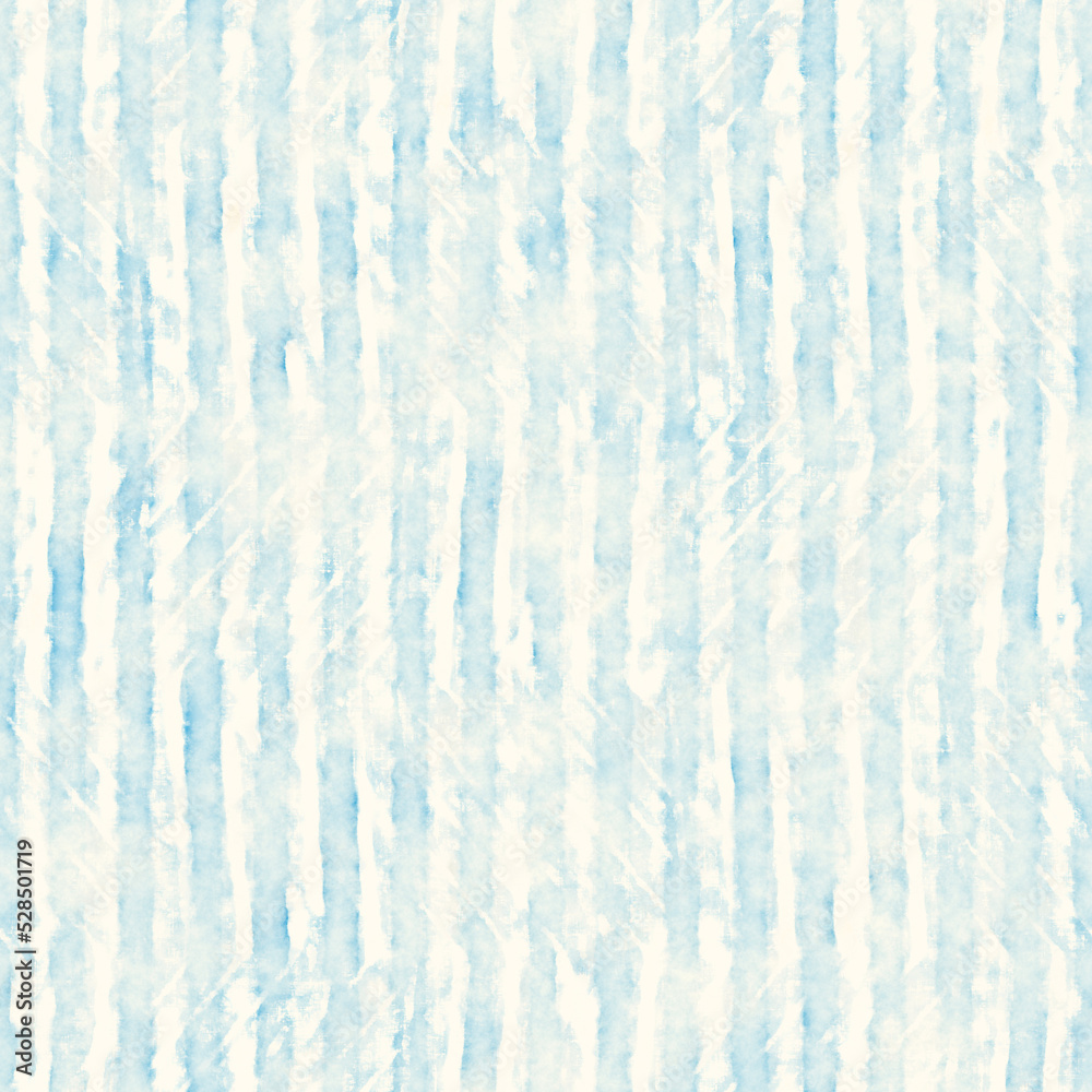 Tonal Blue Watercolor-Dyed Effect Textured Striped Pattern Tonal Blue Watercolor-Dyed Effect Textured Striped Pattern