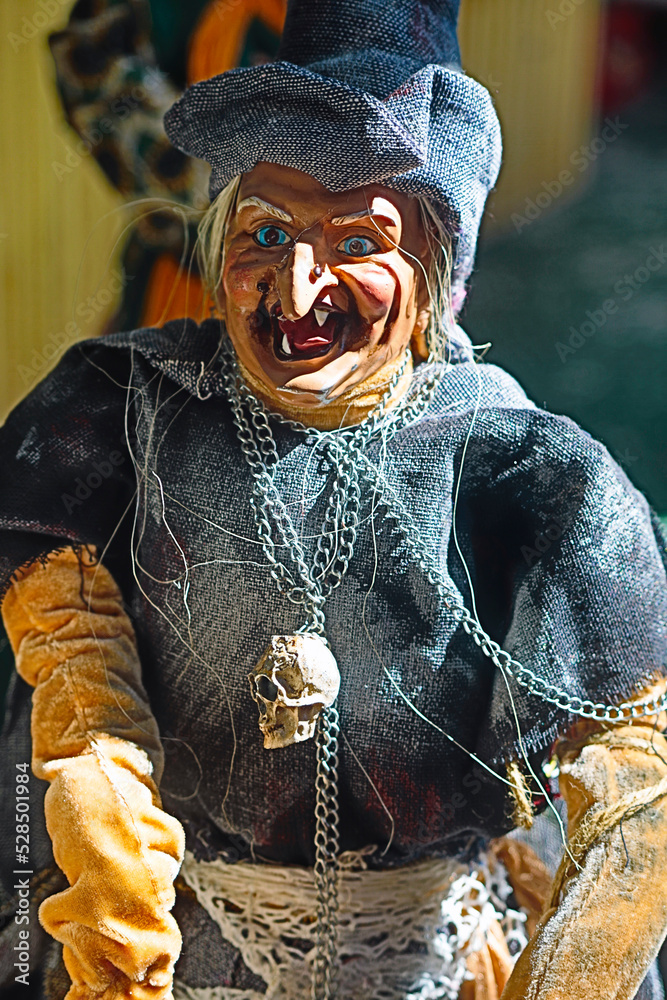 Fotografie Witch puppet from Galicia, Spain