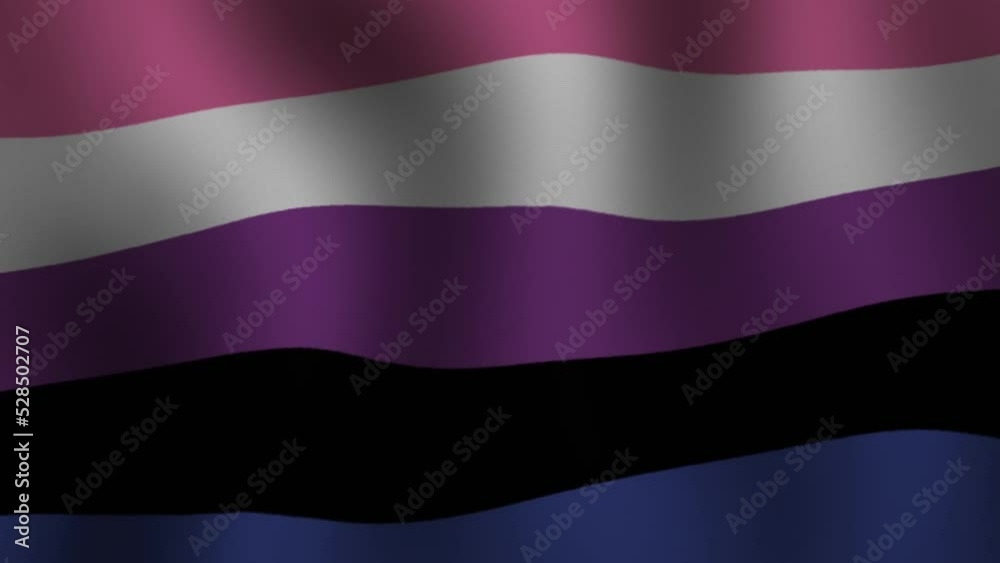 Gender Fluid Pride Flag. LGBT flag. lesbian, gay, bisexual, transgender social movements. Concept of happiness freedom love same-sex couple. High quality FullHD footage Gender Fluid Pride Flag. LGBT flag. lesbian, gay, bisexual, transgender social movements. Concept of happiness freedom love same-sex couple. High quality FullHD footage