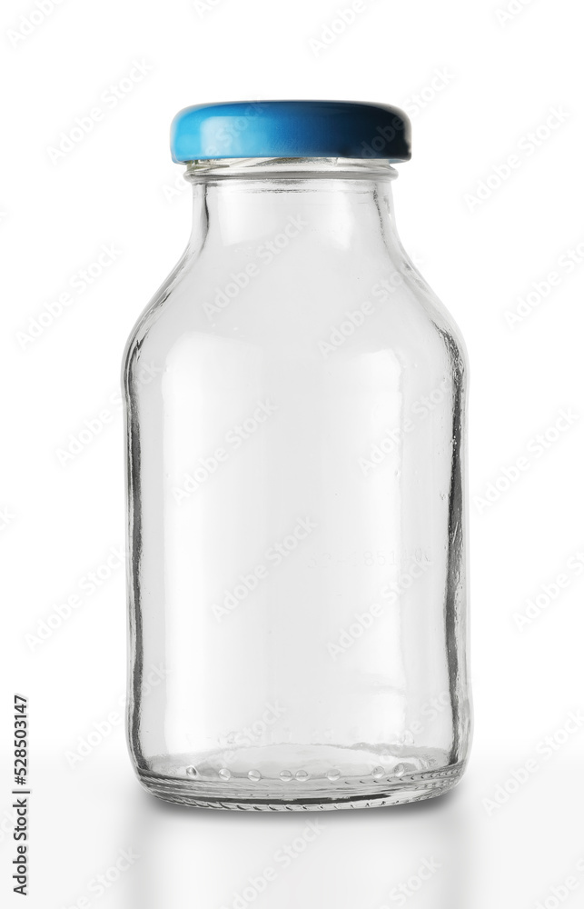 a small glass jar with the lid a small glass jar with the lid