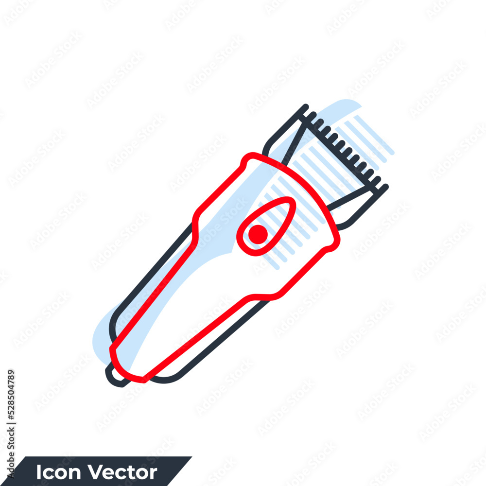hair clipper icon logo vector illustration. Electrical hair clipper symbol template for graphic and web design collection hair clipper icon logo vector illustration. Electrical hair clipper symbol template for graphic and web design collection