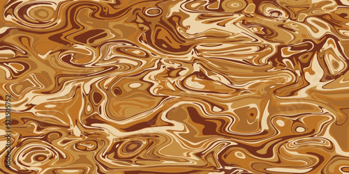 Autumn marble pattern. Horizontal background. Fluid art. For invitation, cover, packaging design. Vector stock illustration.