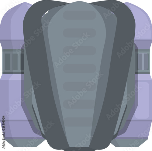 Jetpack icon cartoon vector. Jet boost. Future space