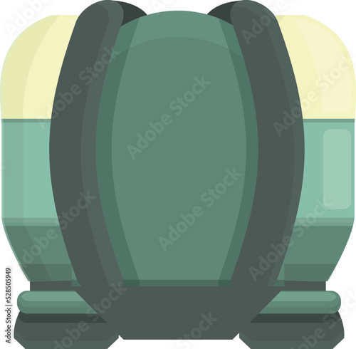 Jetpack rocket icon cartoon vector. Space jet. Person launch