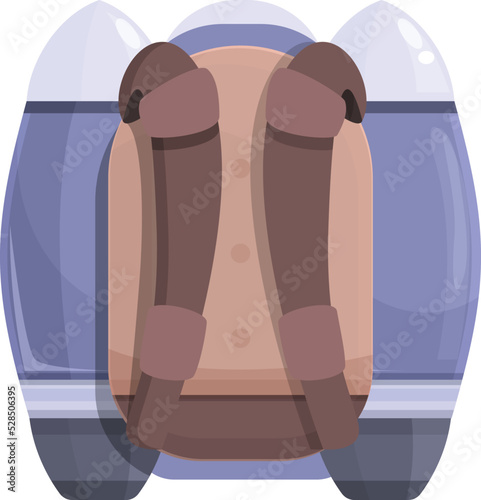 New jetpack icon cartoon vector. Rocket jet. Boost space