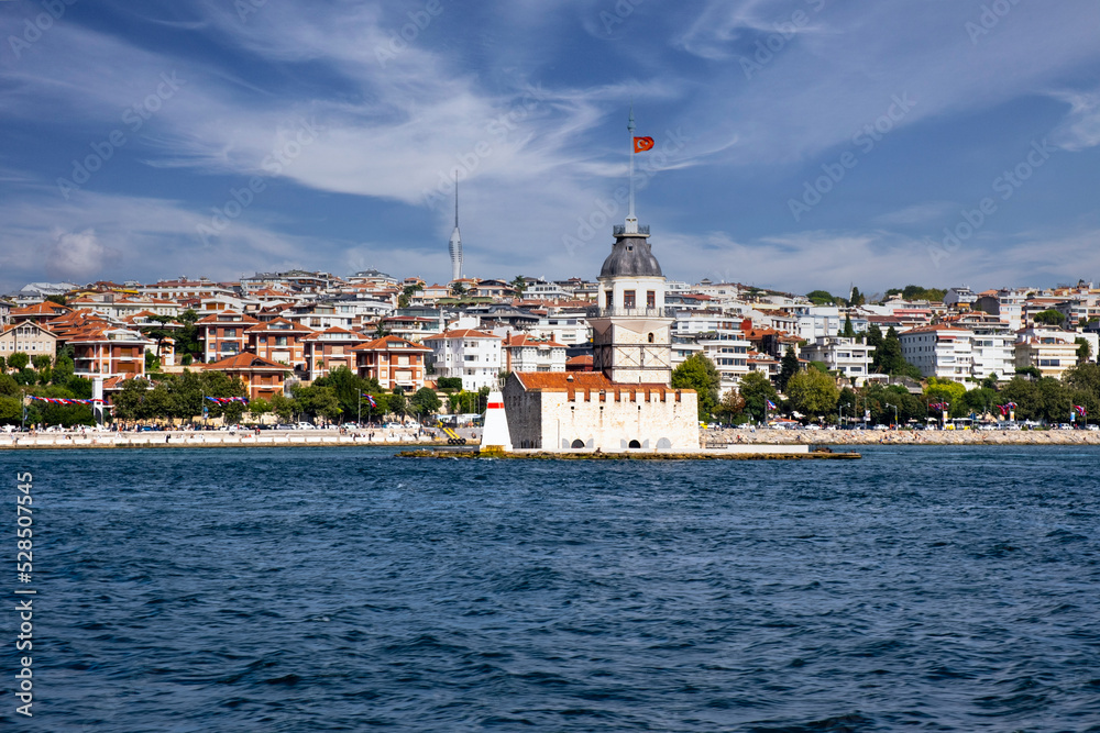 custom made wallpaper toronto digitalMaiden's Tower(Kız Kulesi), view of the famous Maiden's Tower in Istanbul.