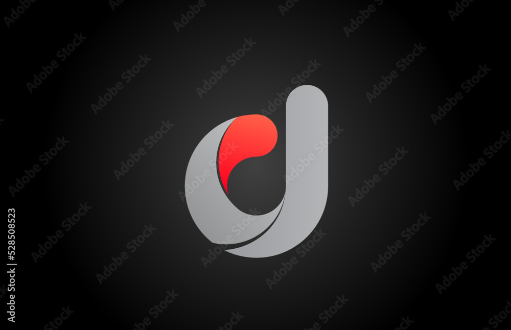 orange grey D alphabet letter logo icon design with gradient color. Creative template for business and company orange grey D alphabet letter logo icon design with gradient color. Creative template for business and company