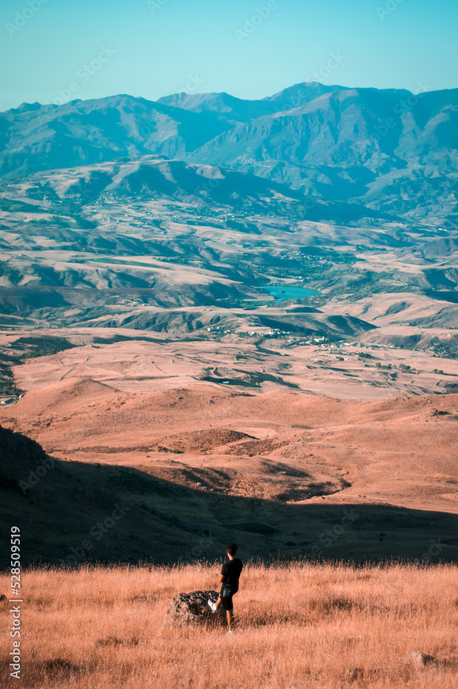 person relax in the mountains person relax in the mountains