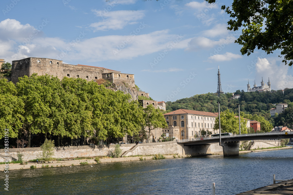 Lyon in Frankreich an der Saone Lyon in Frankreich an der Saone