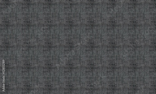 Black and Grey Hotel Carpet Texture. 3d rendering.