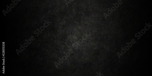 Abstract background with vintage stone concrete cement blackboard chalkboard wall floor texture and dark grey black slate background or texture. Grunge textured concrete backdrop background. Vector 