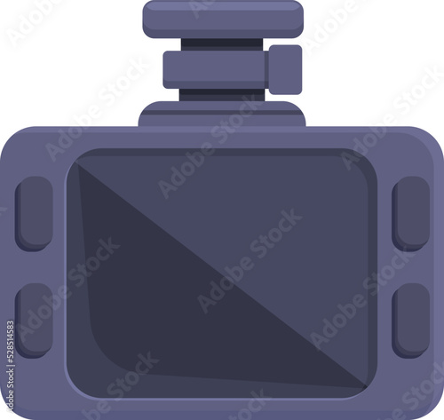 Dvr image icon cartoon vector. Video recorder. Car device
