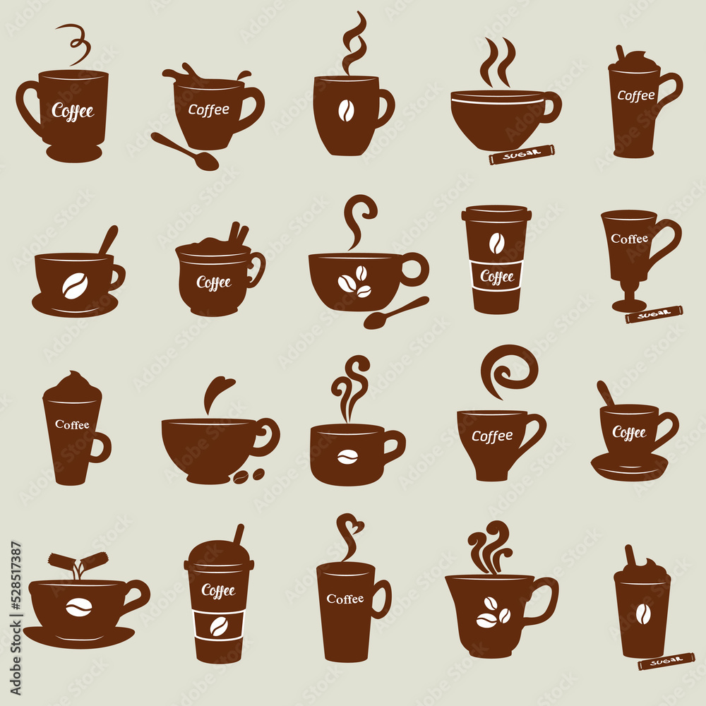 set of cups